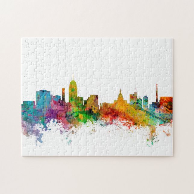 Skyline Lansings Michigan (Horizontal)