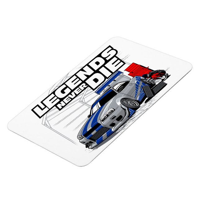 SKYLINE LEGENDS DIE NIE! MAGNET (Linke Seite)