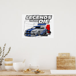 SKYLINE LEGENDS DIE NIE! POSTER