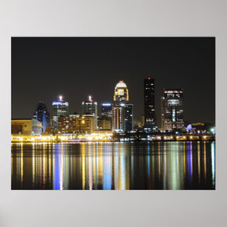Skyline-Leinwand Louisville Poster