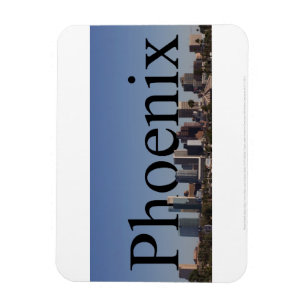 Skyline-Magnet Phoenix Arizona mit Phoenix in Magnet