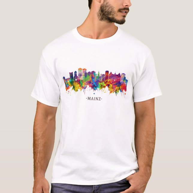 Skyline Mainz T-Shirt (Vorderseite)