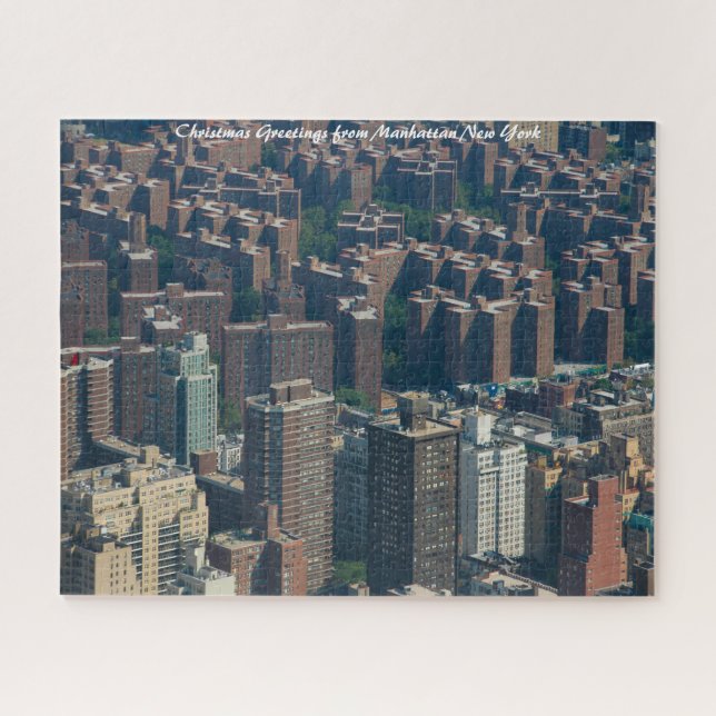 Skyline Manhattan New York - Weihnachtsgrüße (Horizontal)