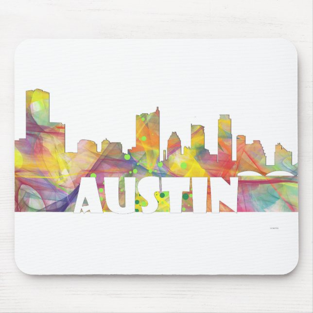 SKYLINE MCLR2 AUSTINS TEXAS MOUSEPAD (Vorne)