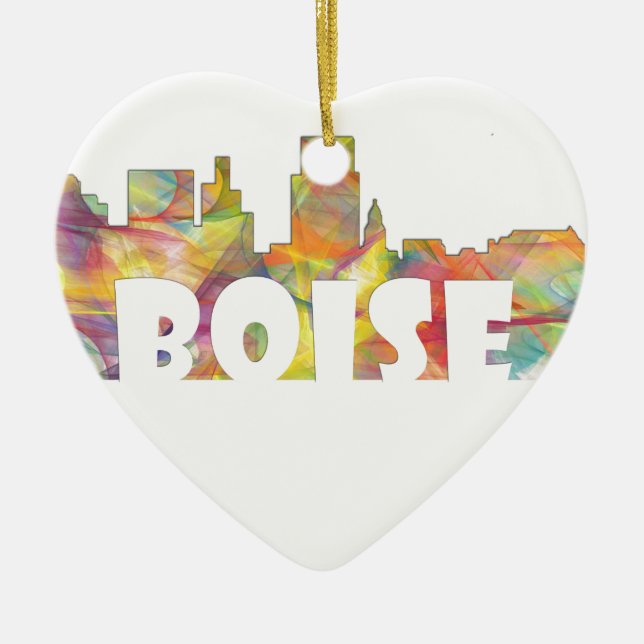 SKYLINE MCLR2 BOISE IDAHO KERAMIKORNAMENT (Vorne)
