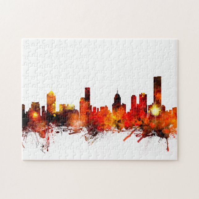 Skyline Melbournes Australien (Horizontal)