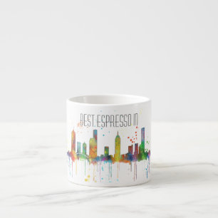 SKYLINE MELBOURNES, VICTORIA AUSTRALIEN ESPRESSOTASSE