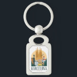 Skyline Metal Schlüsselanhänger Barcelona Spanien<br><div class="desc">Atemberaubender und einzigartiger Barcelona Skyline Metal Schlüsselanhänger mit den berühmten Sehenswürdigkeiten und Gebäude der spanischen Stadt. Ein großartiges Souvenirgeschenk für jeden Touristen,  Katalanen und jeden Liebsten. Kaufen Sie noch heute Ihren. Phantastische Barcelona Geschenkidee am Geburtstag oder Weihnachten.</div>