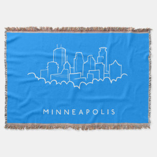 Skyline Minneapolis, Minnesota Decke
