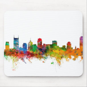 Skyline Nashvilles Tennessee Mousepad