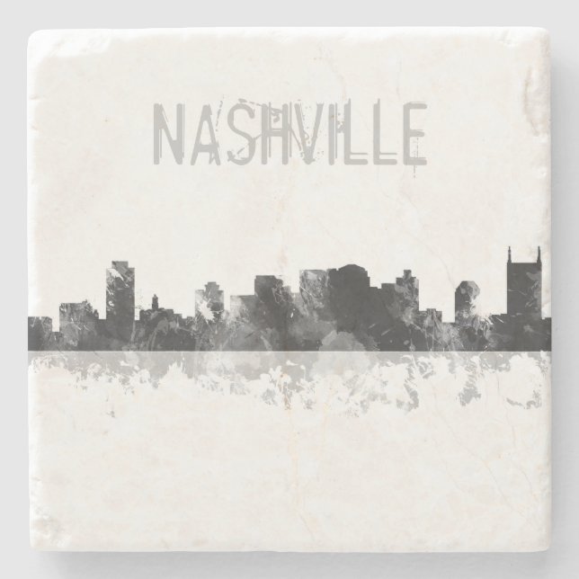 SKYLINE NASHVILLES, TENNESSEE STEINUNTERSETZER (Vorderseite)