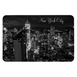 Skyline New York City Manhattan nachts Magnet