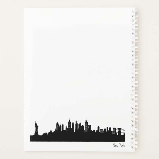 Skyline New York Planer (Rückseite)