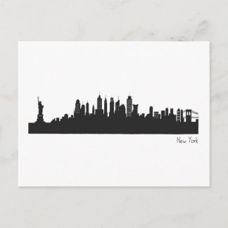 Skyline New York Postkarte