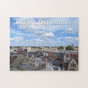 Skyline of Historic Oxford in Oxfordshire, UK