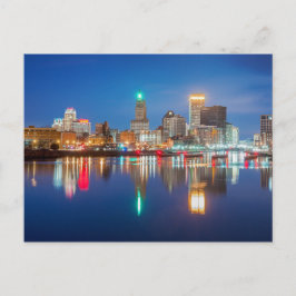 Skyline of Providence, RI Postkarte