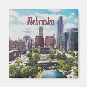 Skyline Omaha Magnet