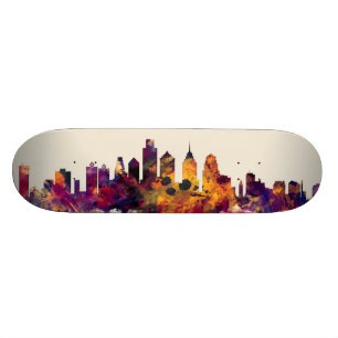 Skyline Philadelphias Pennsylvania Skateboard