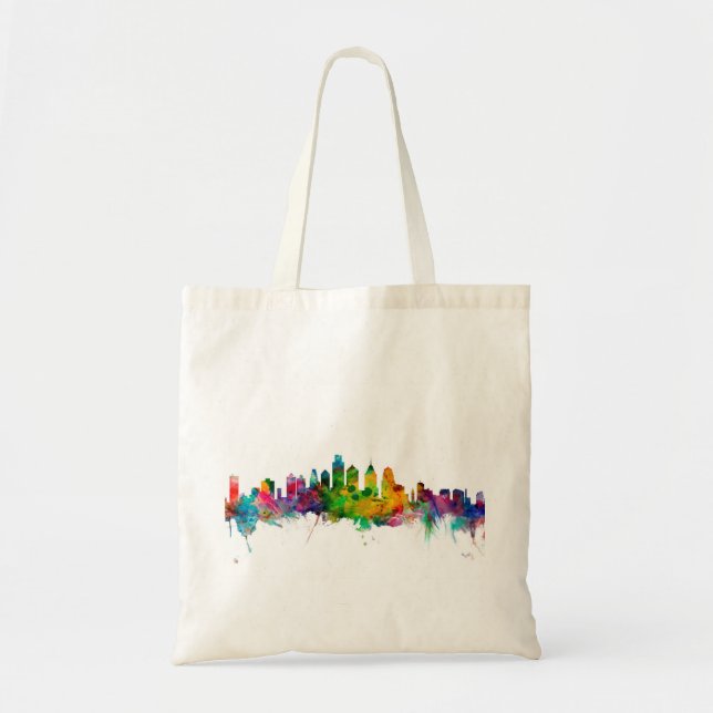 Skyline Philadelphias Pennsylvania Tragetasche (Vorne)