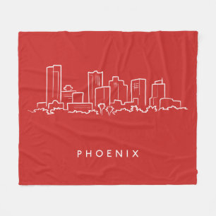 Skyline Phoenix Arizona Fleecedecke