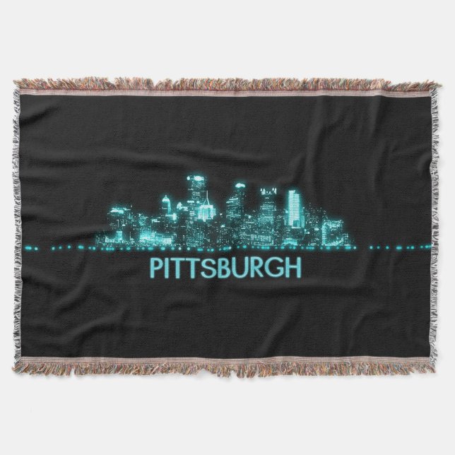 Skyline Pittsburgh Decke (Vorderseite)