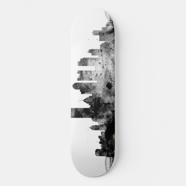 Skyline Pittsburghs Pennsylvania Skateboard (Vorderseite)