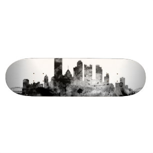 Skyline Pittsburghs Pennsylvania Skateboard