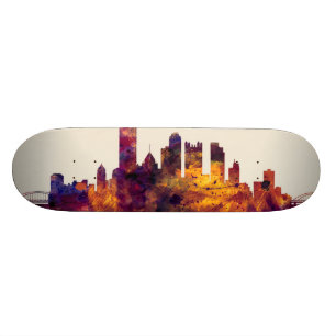 Skyline Pittsburghs Pennsylvania Skateboard