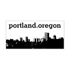 skyline.portland.oregon gummistempel