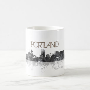 SKYLINE PORTLANDS OREGON KAFFEETASSE