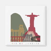 Skyline-Poster von Rio de Janeiro