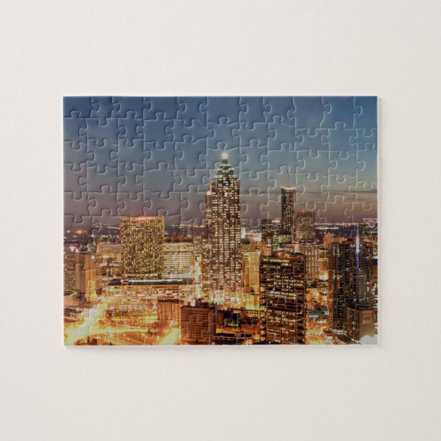 Skyline-Puzzle Atlantas Georgia (Horizontal)
