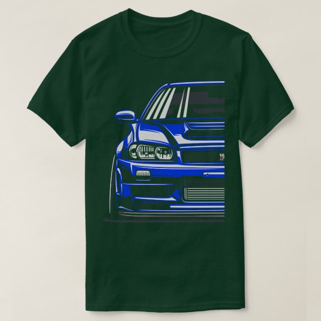 Skyline R34 GTR T-Shirt (Design vorne)