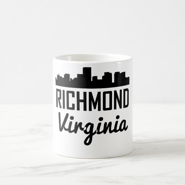 Skyline Richmonds Virginia Kaffeetasse (Mittel)