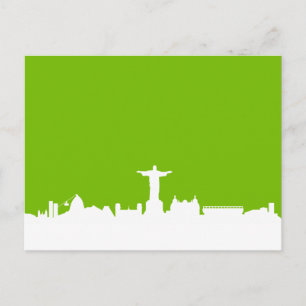 Skyline Rio de Janeiro Postkarte