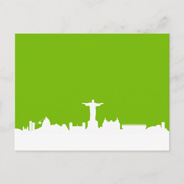 Skyline Rio de Janeiro Postkarte (Vorderseite)