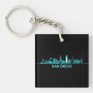Skyline San Diego Schlüsselanhänger