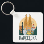 Skyline-Schlüsselanhänger Barcelona Spanien Schlüsselanhänger<br><div class="desc">Atemberaubender und einzigartiger Barcelona Spanien Skyline Schlüsselanhänger mit den berühmten Sehenswürdigkeiten und Gebäude der spanischen Stadt. Ein großartiges Souvenirgeschenk für jeden Touristen,  Katalanen und jeden Liebsten. Kaufen Sie noch heute Ihren. Phantastische Polska Geschenkidee zum Geburtstag oder Weihnachten.</div>