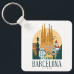 Skyline-Schlüsselanhänger Barcelona Spanien Schlüsselanhänger<br><div class="desc">Atemberaubender und einzigartiger Barcelona Spanien Skyline Schlüsselanhänger mit den berühmten Sehenswürdigkeiten und Gebäude der spanischen Stadt. Ein großartiges Souvenirgeschenk für jeden Touristen,  Katalanen und jeden Liebsten. Kaufen Sie noch heute Ihren. Phantastische Polska Geschenkidee zum Geburtstag oder Weihnachten.</div>