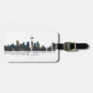 Skyline Seattles Washington Gepäckanhänger