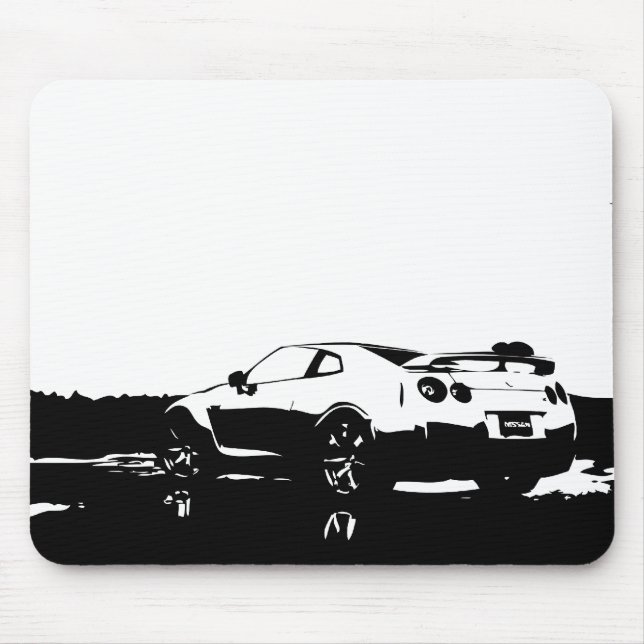 Skyline-Seitenansicht Mousepad (Vorne)