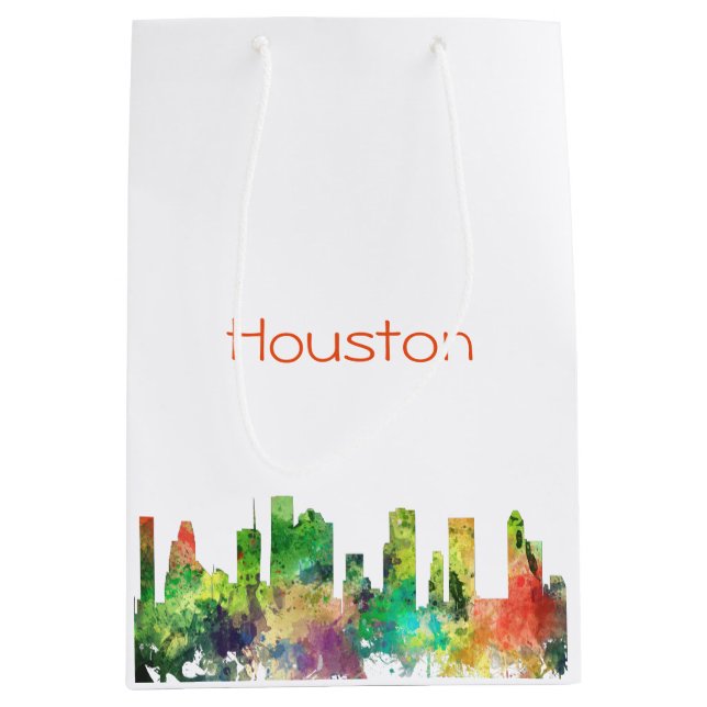 SKYLINE-SP HOUSTONS TEXAS - MITTLERE GESCHENKTÜTE (Vorderseite)