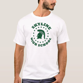 Skyline-spartanische Highschool T-Shirt