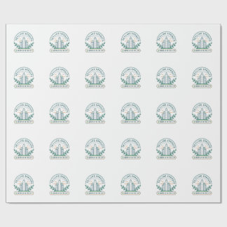 Skyline Sprouts Urban Farming Sticker | City Garde Geschenkpapier