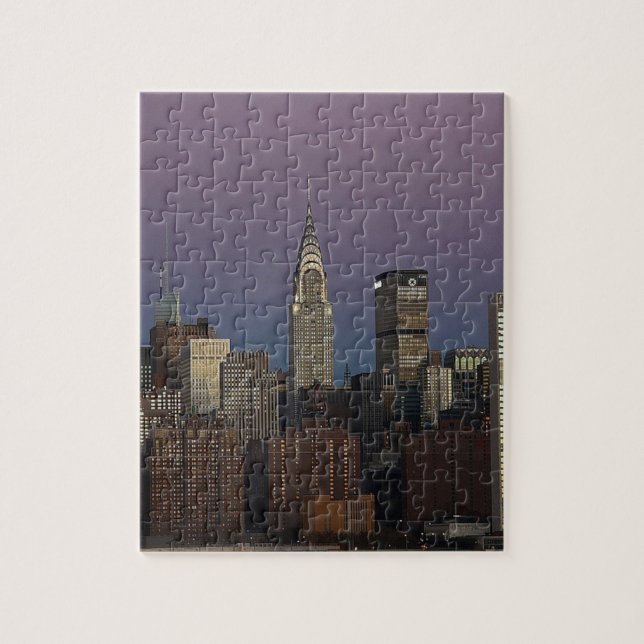 Skyline-Stadt Manhattan New York (Vertikal)