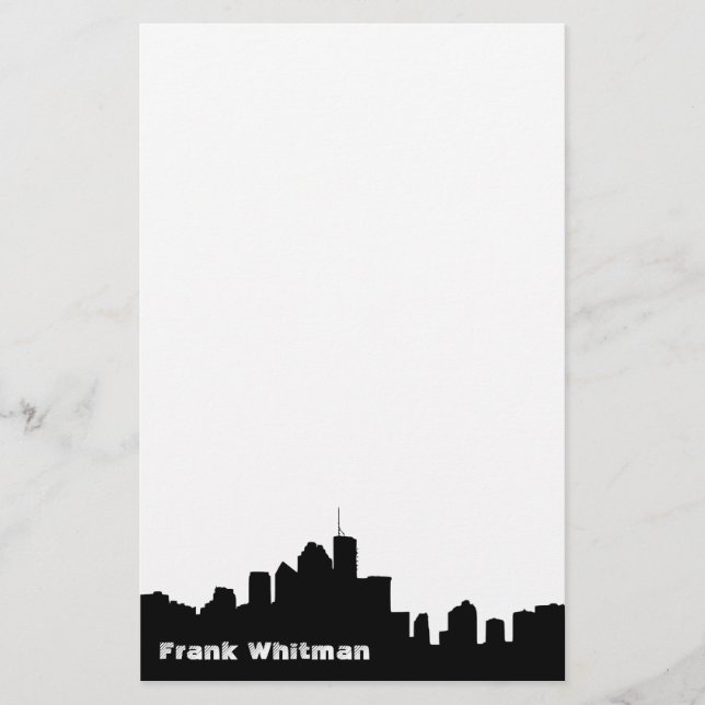 Skyline Stationery Briefpapier (Vorderseite)