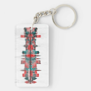 Skyline Straßburg Schlüsselanhänger