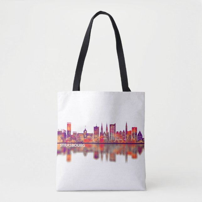 Skyline Straßburg Tasche (Vorderseite)