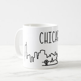 Skyline-Tasse Chicago Kaffeetasse