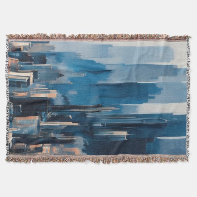Skyline Throw Blanket Decke (Vorderseite)